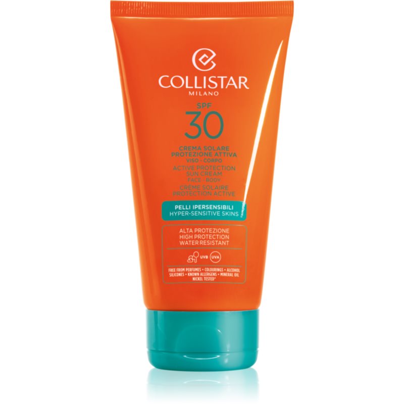 Collistar Special Perfect Tan Active Protection Sun Cream Crema Abbronzante Waterproof Spf 30 150 Ml
