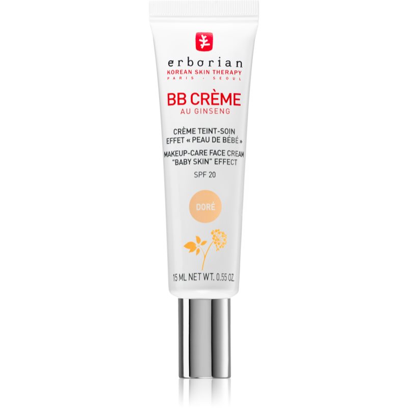 Erborian Bb Cream Crema Colorata Per Una Pelle Perfetta Spf 20 Confezione Piccola Colore Doré 15 Ml