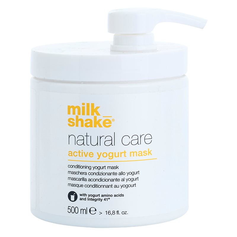 Milk Shake Natural Care Active Yogurt Maschera Allo Yogurt Attiva Per Capelli 500 Ml