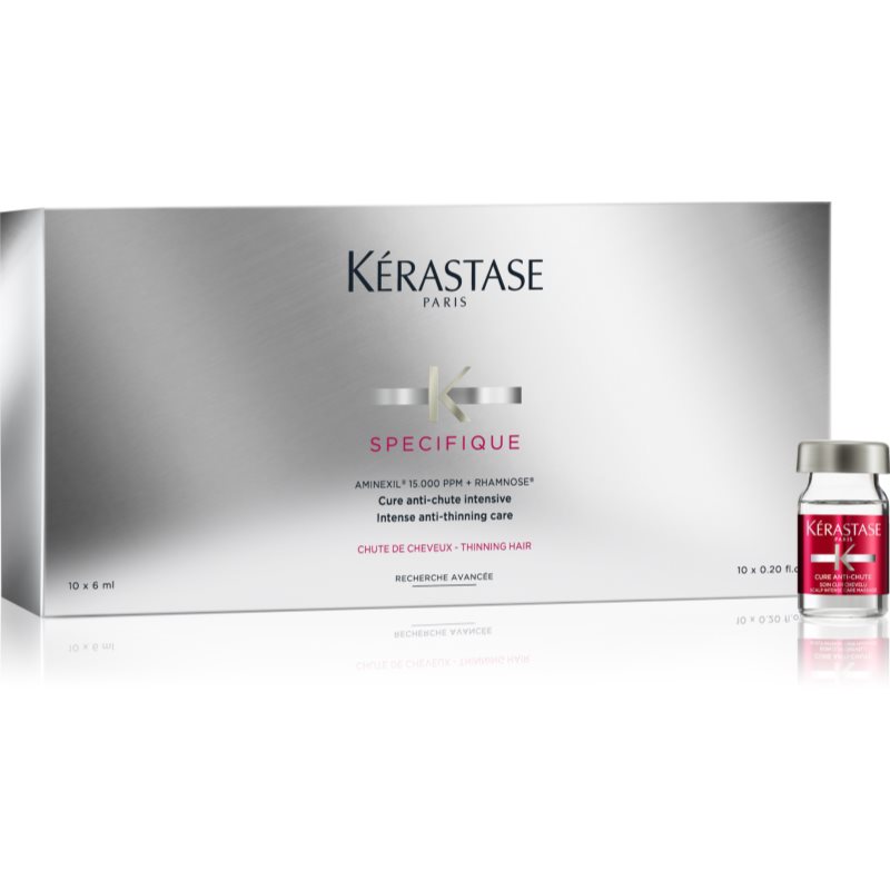 Kérastase Specifique Aminexil Cure Anti-Chute Intensive Trattamento Intensivo Anti-Caduta Dei Capelli 10 X 6 Ml