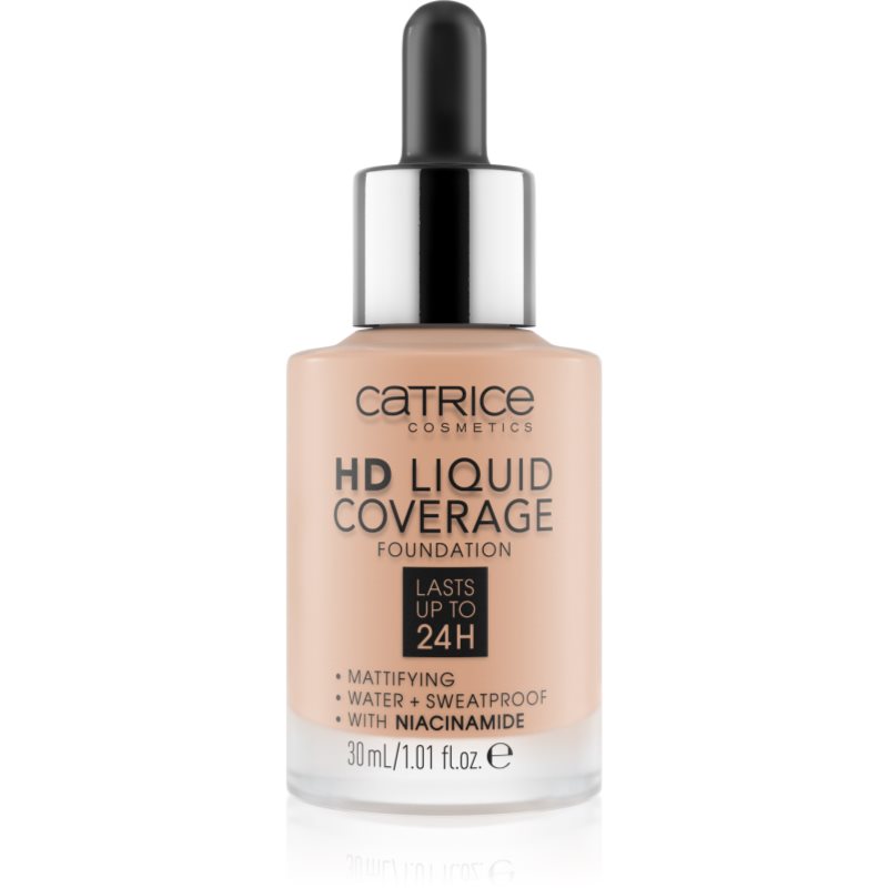 Catrice Hd Liquid Coverage Fondotinta Colore 020 Rose Beige 30 Ml