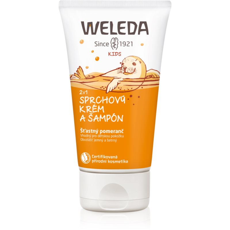 Weleda Kids Happy Orange Crema E Shampoo Doccia Per Bambini 2 In 1 150 Ml