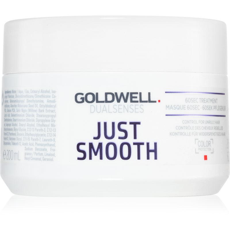 Goldwell Dualsenses Just Smooth Maschera Lisciante Per Capelli Ribelli 200 Ml