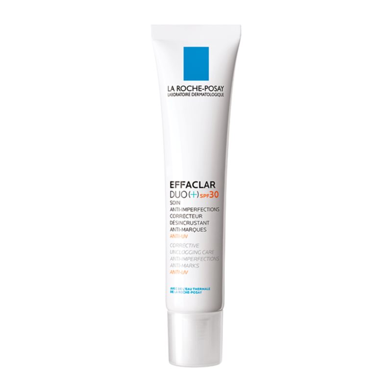 La Roche-Posay Effaclar Duo (+) Trattamento Correttore Rigenerante Contro Le Imperfezioni Della Pelle E Le Tracce Di Acne Spf 30 Duo [+] 40 Ml