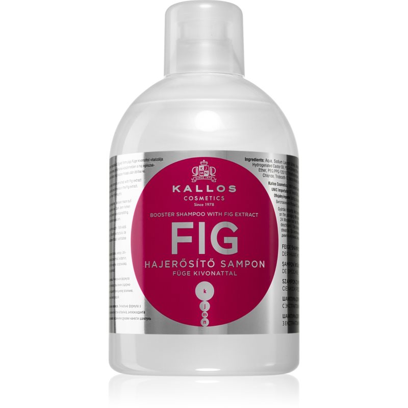 Kallos Kjmn Professional Fig Shampoo Per Capelli Deboli 1000 Ml