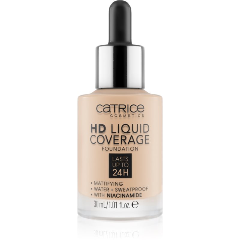 Catrice Hd Liquid Coverage Fondotinta Colore 010 Light Beige 30 Ml