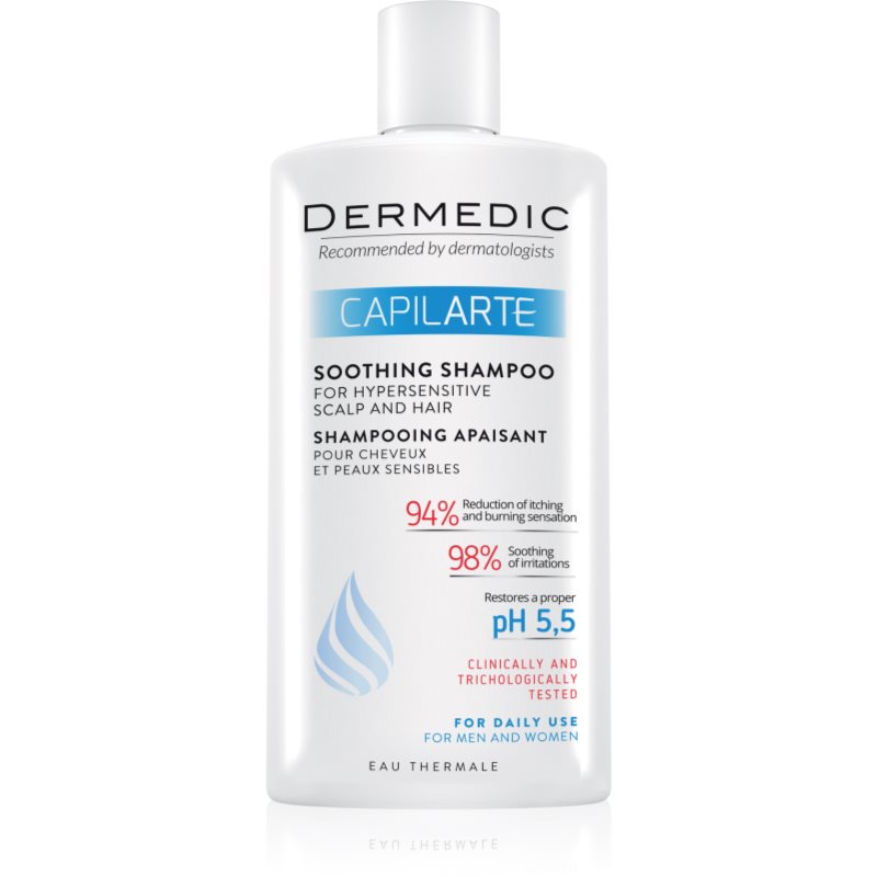 Dermedic Capilarte Shampoo Lenitivo Per Cuoi Capelluti Sensibili 300 Ml