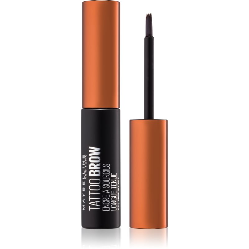 Maybelline New York Tattoo Brow Tinta Per Sopracciglia Semi-Permanente In Gel Colore Medium Brown 4.6 G