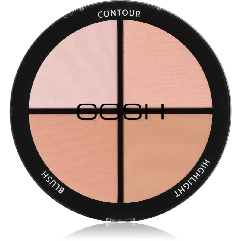 Gosh Contour'N Strobe Palette Per Contouring Illuminante Colore 001 Light 15 G