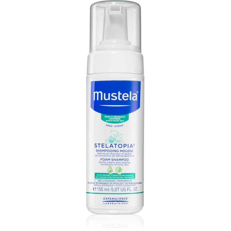Mustela Bébé Stelatopia Shampoo Mousse Per Neonati 150 Ml