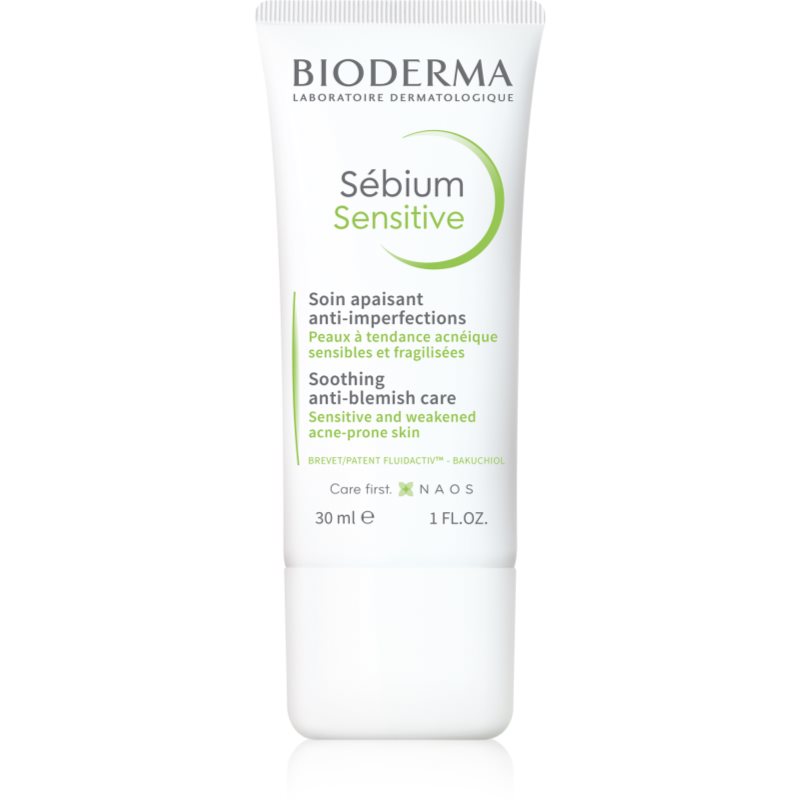Bioderma Sébium Sensitive Trattamento Calmante Anti-Imperfezioni Per Pelli Secche E Irritate Dal Trattamento Antiacne 30 Ml