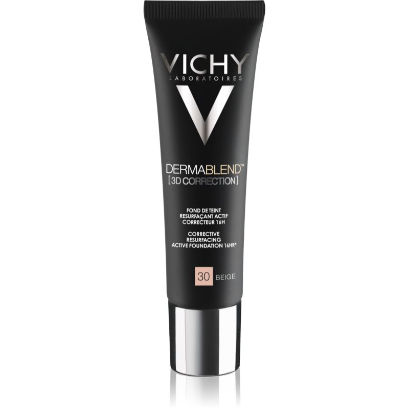 Vichy Dermablend 3D Correction Fondotinta Lisciante Correttore Spf 25 Colore 30 Beige 30 Ml