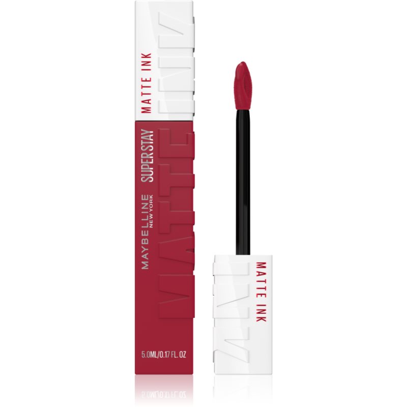 Maybelline New York Superstay Matte Ink Rossetto Liquido Matte Per Un Effetto Lunga Durata Colore 80 Ruler 5 Ml
