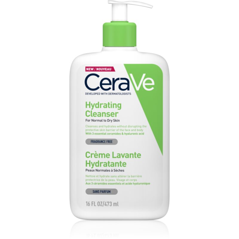 Cerave Hydrating Cleanser Emulsione Detergente Effetto Idratante 473 Ml