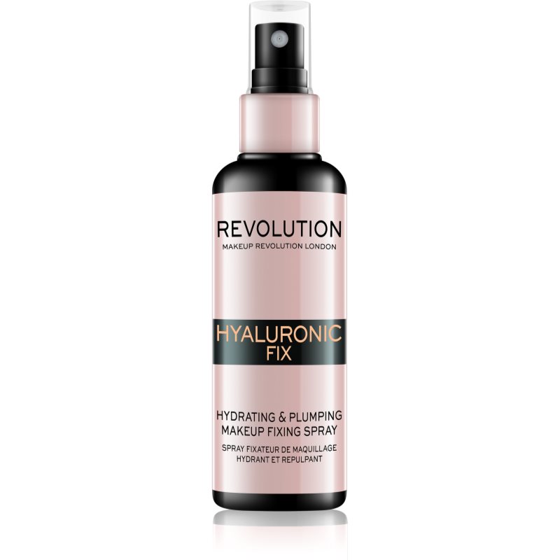 Makeup Revolution Hyaluronic Fix Hydrating & Plumping Spray Fissante Per Il Trucco Effetto Idratante 100 Ml