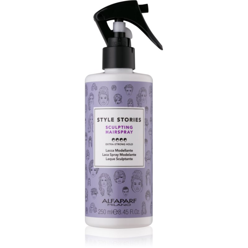 Alfaparf Milano Style Stories The Range Hairspray Spray Per Capelli Fissante Extra Forte Sculpting Hairspray 250 Ml