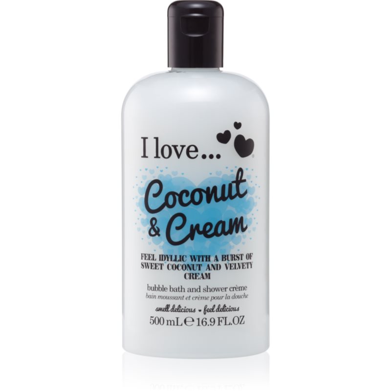 I Love... Coconut & Cream Olio In Gel Per Doccia E Bagno 500 Ml