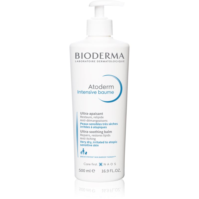 Bioderma Atoderm Intensive Baume Balsamo Lenitivo Intenso Per Pelli Molto Secche, Sensibili E Atopiche 500 Ml