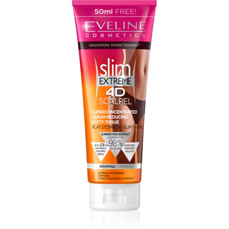 Eveline Cosmetics Slim Extreme 4D Scalpel Siero Corpo Per Ridurre Il Grasso Sottocutaneo 250 Ml