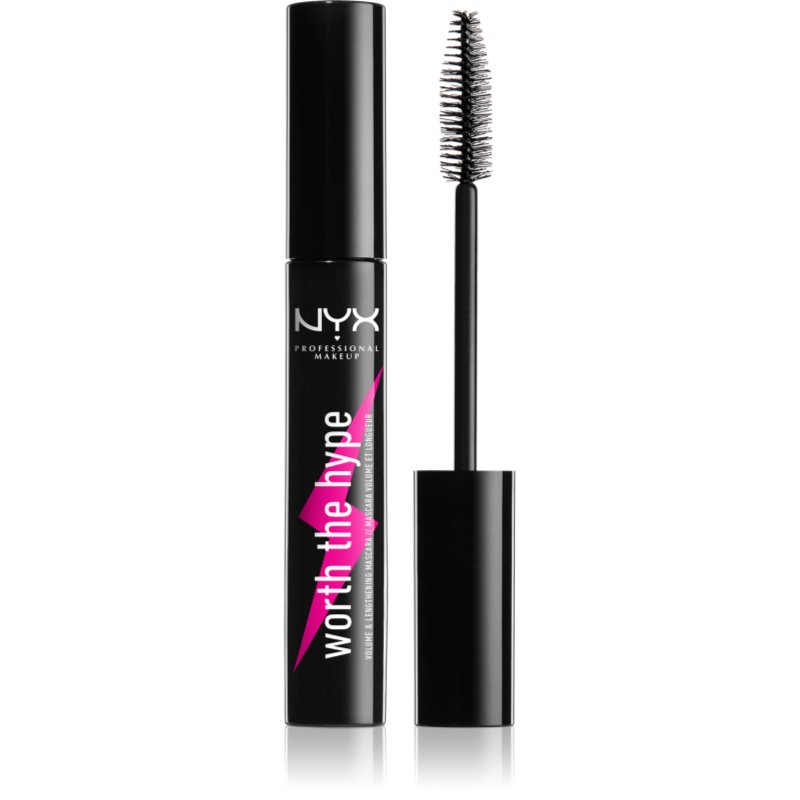 Nyx Professional Makeup Worth The Hype Mascara Colore 01 Black 7 Ml