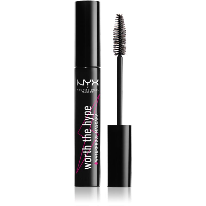Nyx Professional Makeup Worth The Hype Mascara Waterproof Colore 01 Black 7 Ml