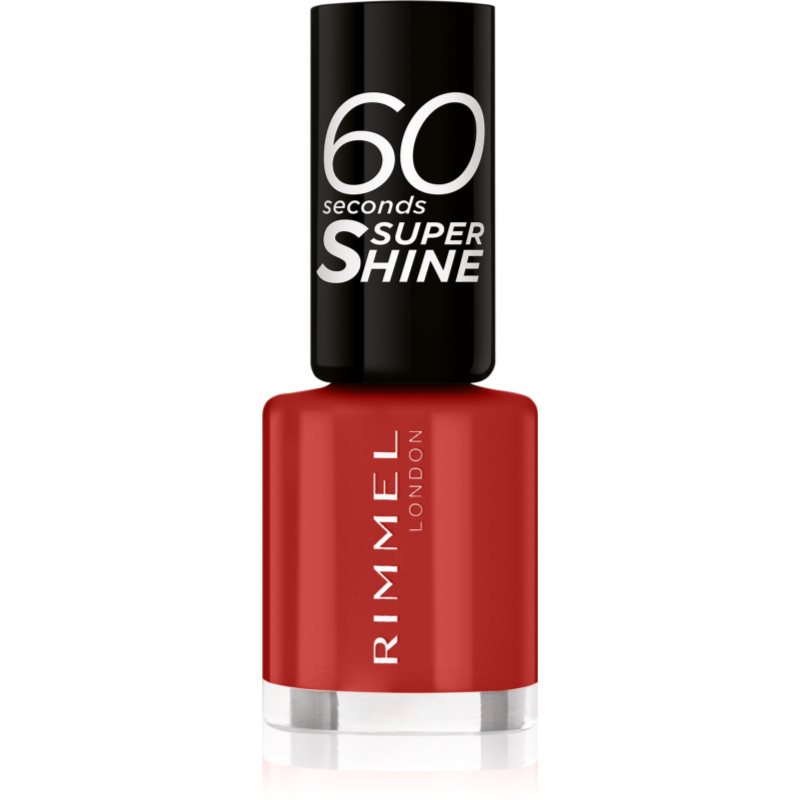 Rimmel 60 Seconds Super Shine Smalto Per Unghie Colore 310 Double Decker Red 8 Ml