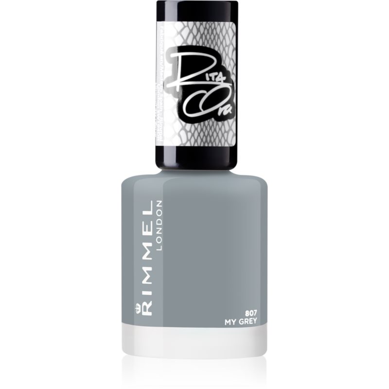 Rimmel 60 Seconds By Rita Ora Smalto Per Unghie E Asciugatura Rapida Colore 807 My Grey 8 Ml
