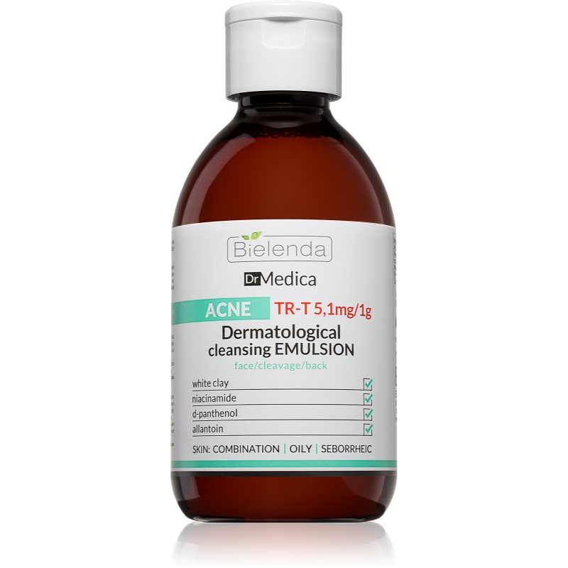 Bielenda Dr Medica Acne Emulsione Detergente Dermatologica Per Pelli Grasse Con Tendenza All'Acne 250 Ml