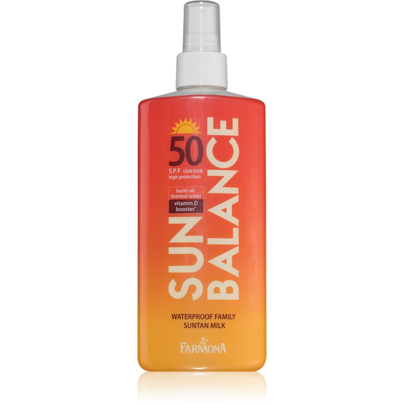Farmona Sun Balance Latte Abbronzante Protettivo Per Tutta La Famiglia Spf 50 200 Ml