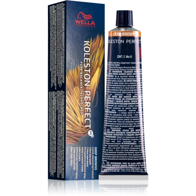 Wella Professionals Koleston Perfect Me+ Deep Browns Tinta Permanente Per Capelli Colore 7/73 60 Ml
