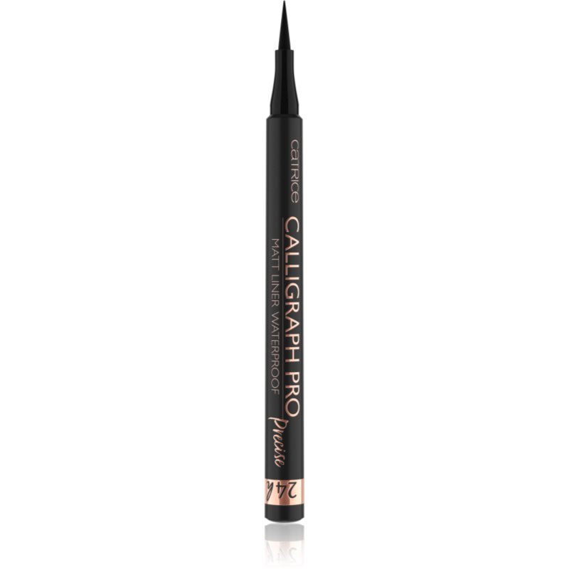 Catrice Calligraph Pro Precise 24H Matt Eyeliner Waterproof In Pennarello Colore 010 Intense Black Waterproof 1,2 Ml