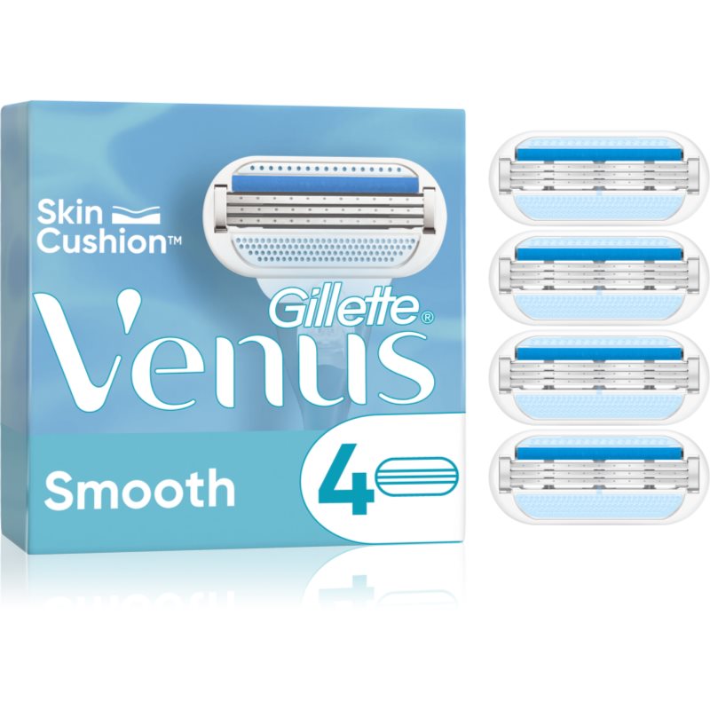 Gillette Venus Smooth Testina Di Ricambio 4 Pz