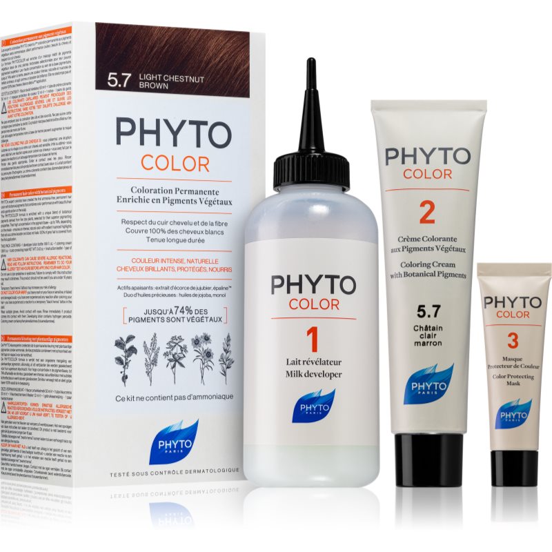 Phyto Color Tinta Per Capelli Senza Ammoniaca Colore 5.7 Light Chestnut Brown