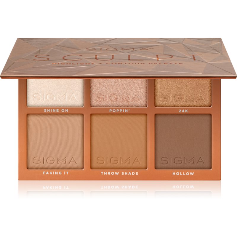 Sigma Beauty Sculpt Highlight + Contour Palette Palette Contouring 27,48 G