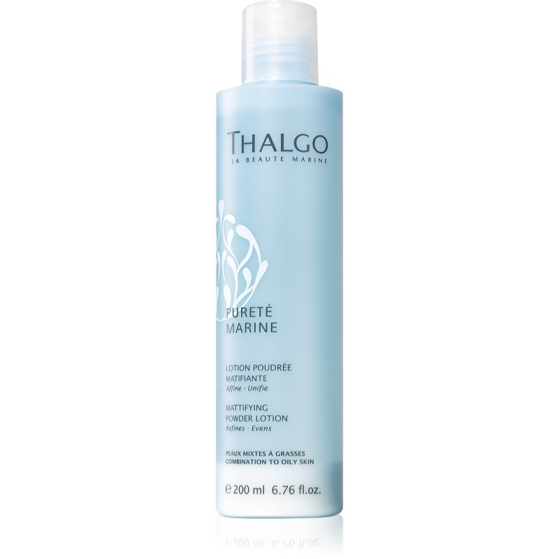 Thalgo Pureté Marine Mattifying Powder Lotion Trattamento Effetto Matte Per Pelli Grasse E Miste 200 Ml