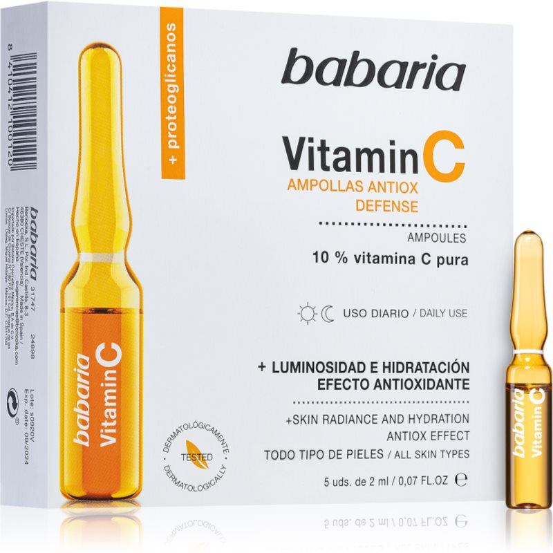 Babaria Vitamin C Fiala Con Vitamina C 5 X 2 Ml