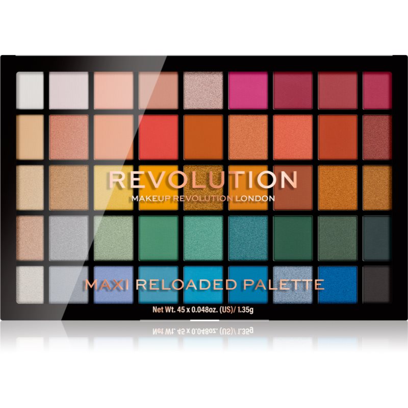Makeup Revolution Maxi Reloaded Palette Palette Di Ombretti In Polvere Colore Big Shot 45X1.35 G
