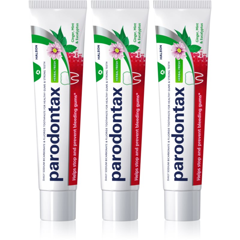 Parodontax Herbal Fresh Dentifricio Per Gengive Sanguinanti 3X75 Ml