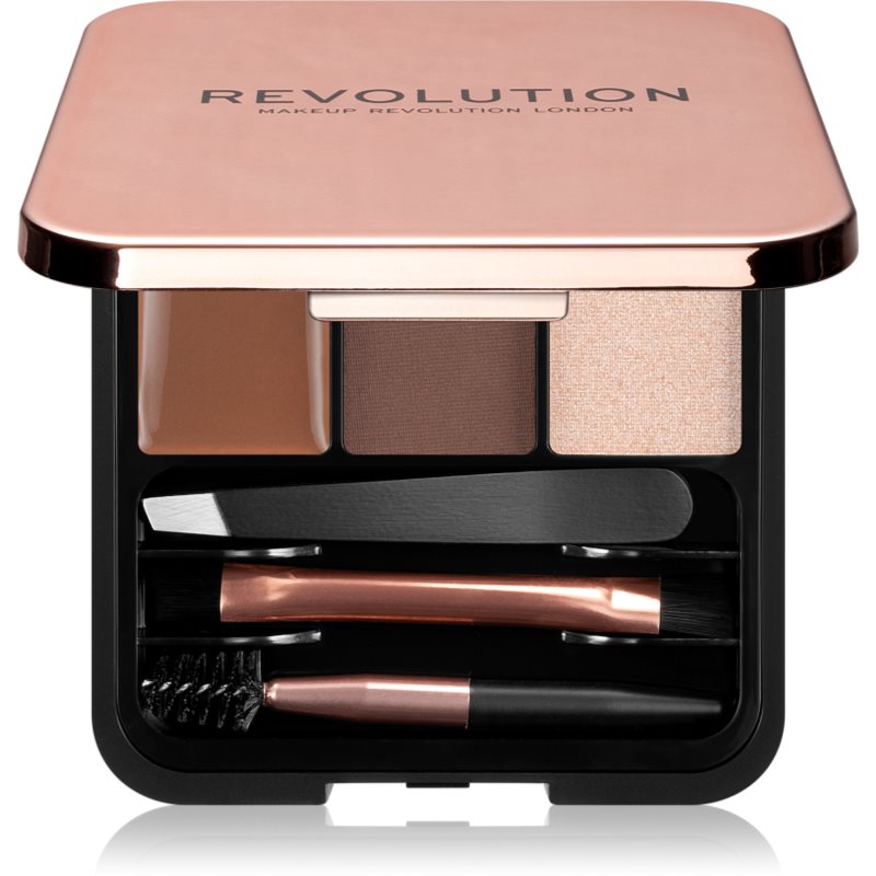 Makeup Revolution Brow Sculpt Kit Kit Per Sopracciglia Perfette Colore Medium 2,2 G