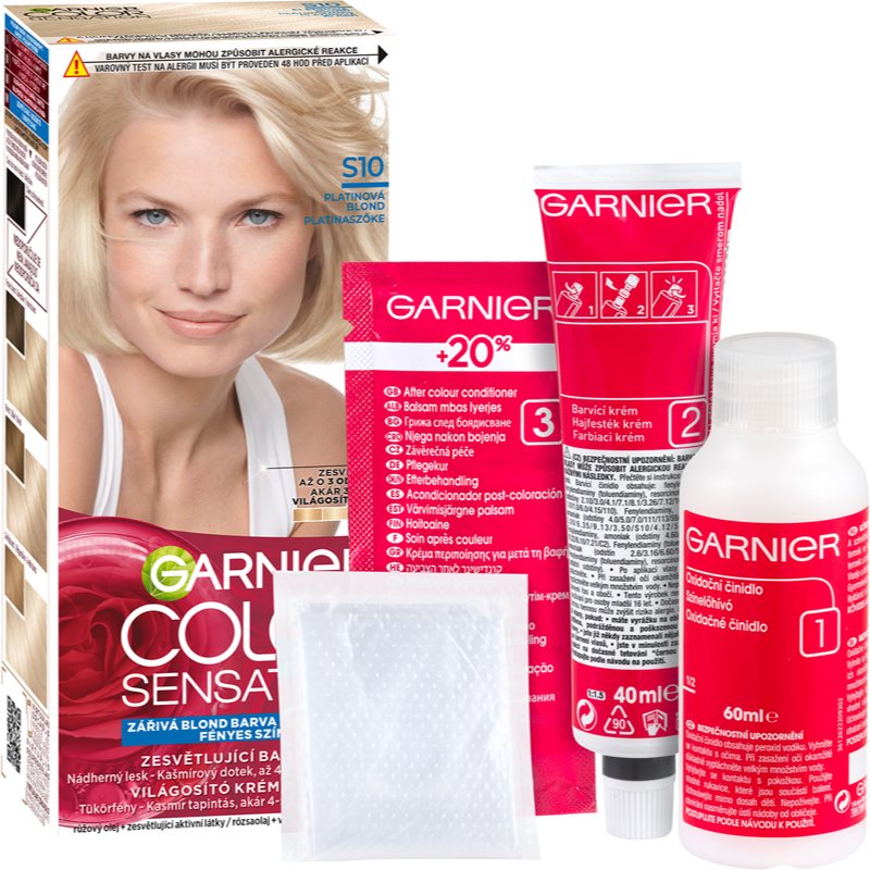 Garnier Color Sensation Tinta Per Capelli Colore S10 Silver Blonde