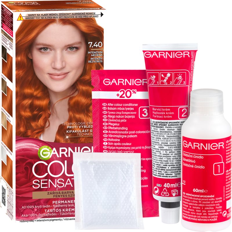 Garnier Color Sensation Tinta Per Capelli Colore 7.40 Intense Copper