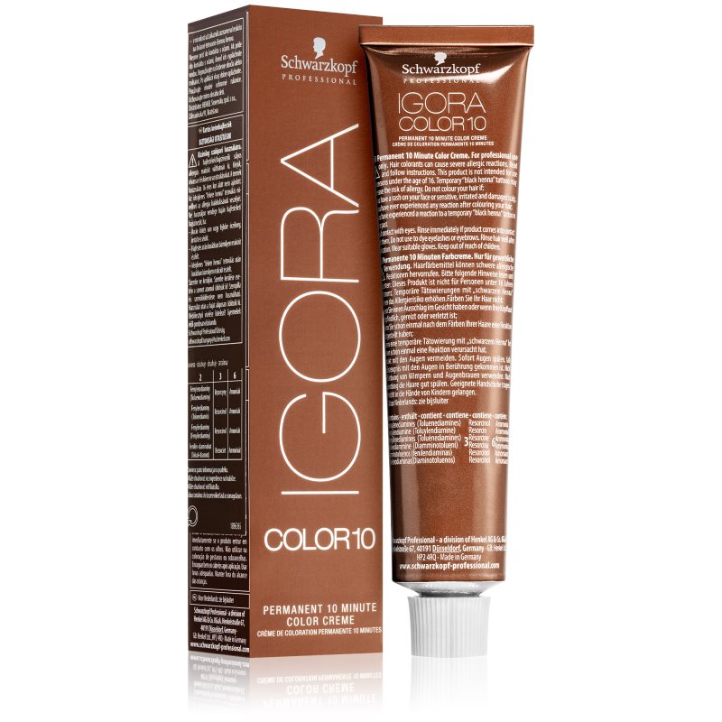 Schwarzkopf Professional Igora Color 10 Tinta Permanente Per Capelli Colore 8-00 Light Blonde Natural Extra 60 Ml