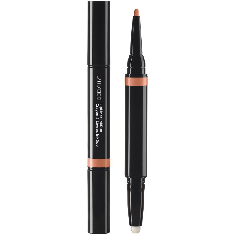 Shiseido Lipliner Inkduo Rossetto E Matita Per Contorno Labbra Con Balsamo Colore 01 Bare 1,1 G