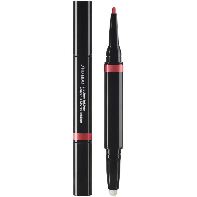 Shiseido Lipliner Inkduo Rossetto E Matita Per Contorno Labbra Con Balsamo Colore 04 Rosewood 1.1 G