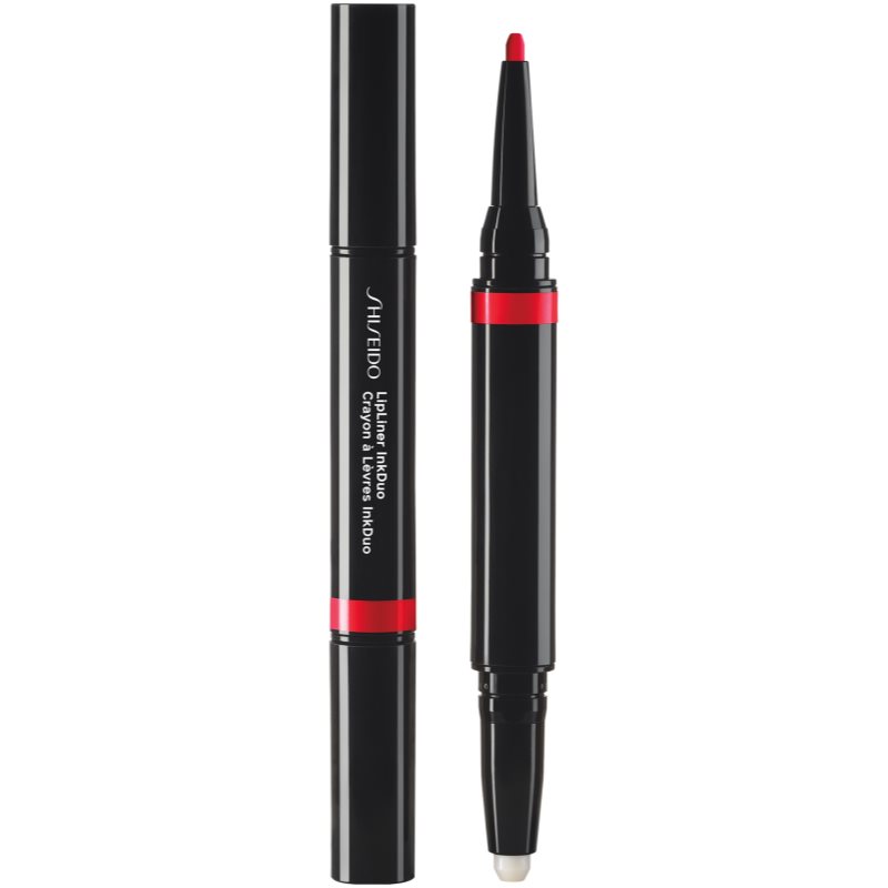 Shiseido Lipliner Inkduo Rossetto E Matita Per Contorno Labbra Con Balsamo Colore 08 True Red 1,1 G