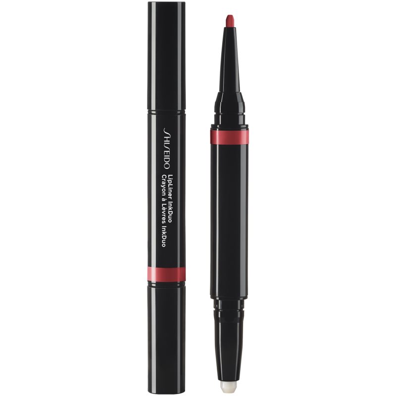 Shiseido Lipliner Inkduo Rossetto E Matita Per Contorno Labbra Con Balsamo Colore 09 Scarlet 1.1 G