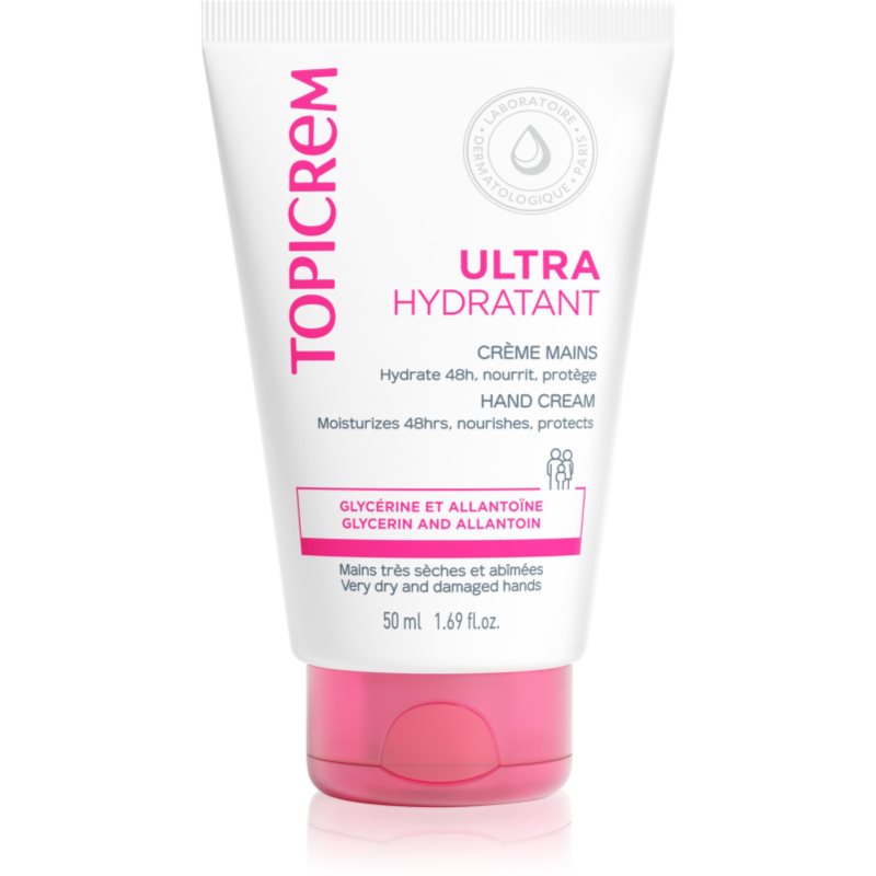 Topicrem Uh Body Ultra-Moisturizing Hand Cream Crema Mani Idratante Per Pelli Secche E Screpolate 50 Ml