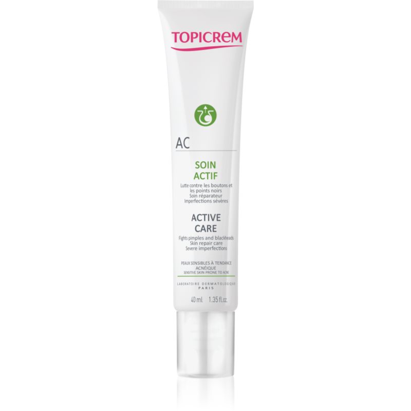 Topicrem Ac Active Care Trattamento Attivo Per Pelli Sensibili Con Tendenza All'Acne 40 Ml