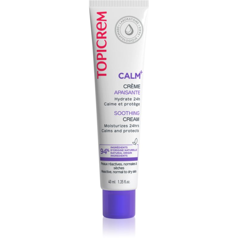 Topicrem Uh Face Calm+ Light Soothing Cream Crema Lenitiva Viso Per Pelli Normali E Miste 40 Ml
