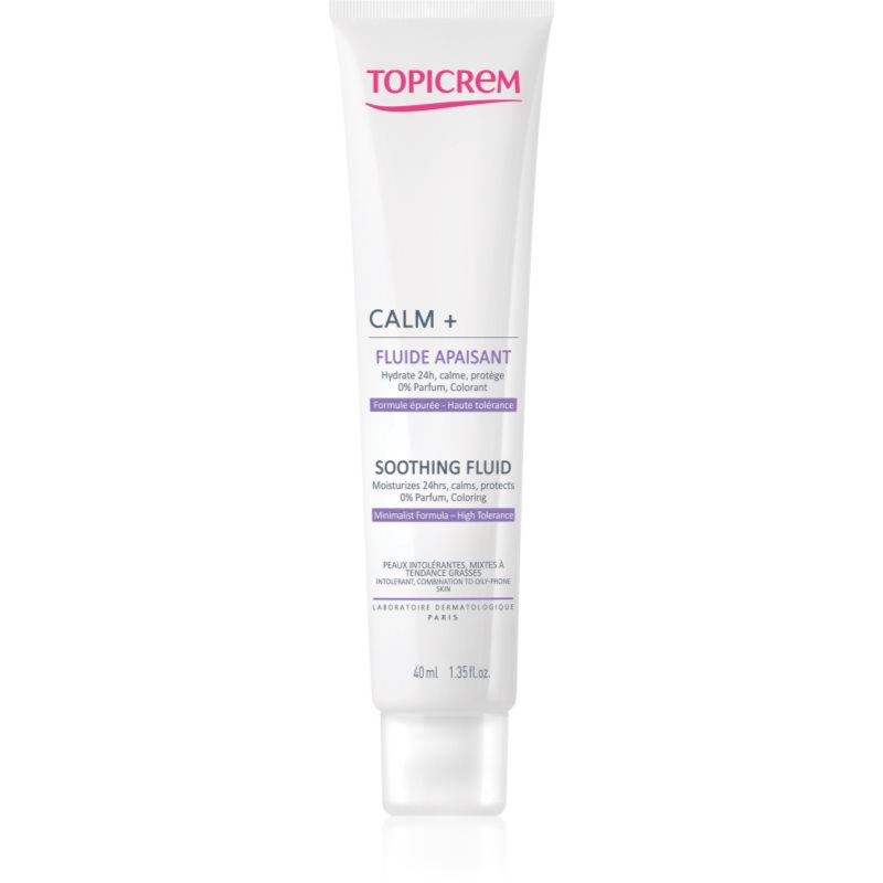 Topicrem Uh Face Calm+ Soothing Fluid Lozione Lenitiva E Idratante Per Pelli Intolleranti 40 Ml
